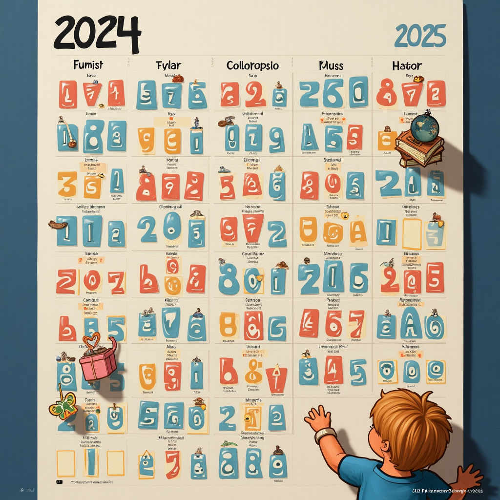 St. Anne's School Year Calendar 2024–2025 Overview